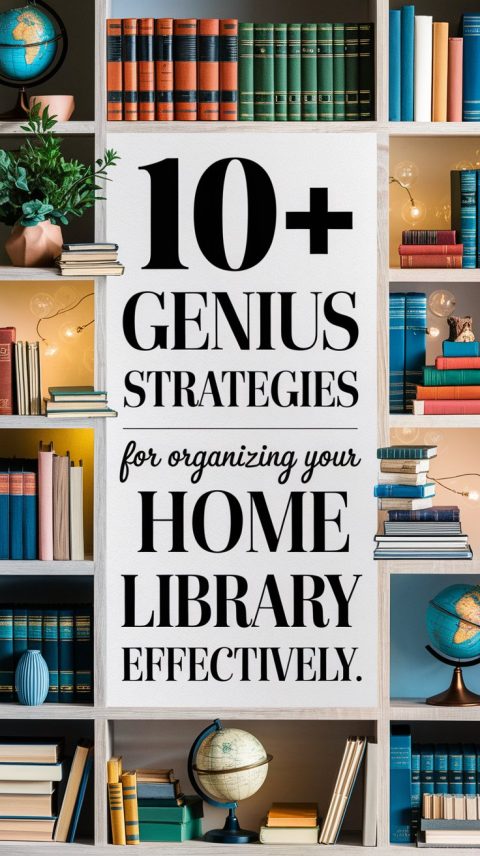 10+ Genius Strategies for Organizing Your Home Library Effectively