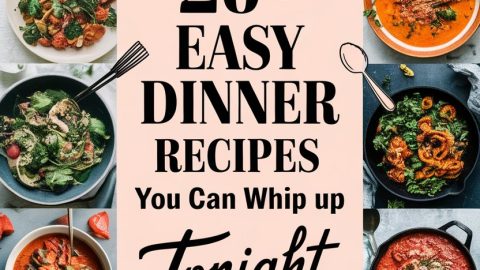 Busy day? No problem! These easy dinner recipes are fast, flavorful, and perfect for weeknight meals.